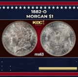 1882-o Morgan Dollar $1 Grades ms63