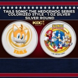 Tails Sonic The Hedgehog Series Colorized Style - 1 oz Silver Round Round