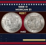 1888-o Morgan Dollar $1 Grades ms62