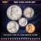 1961 5 Coin Date Set, 1 Of Each Type Of Coin Minted in 1961