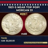 1921-s Morgan Dollar Near Top Pop! $1 ms66 SEGS
