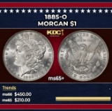 1885-o Morgan Dollar $1 Grades ms65+