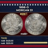 1898-o Morgan Dollar $1 Grades ms65+