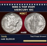 1939-s Mercury Dime TOP POP! 10c ms68 SEGS