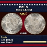 1901-o Morgan Dollar $1 Grades ms65+