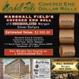 CIO- Rare Morgan UNC MARSHALL FIELDS 10 $1 Roll RED Level