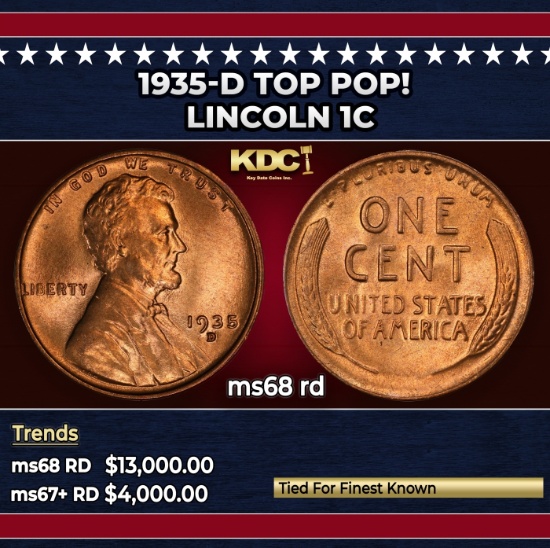 1935-d Lincoln Cent TOP POP! 1c ms68 rd SEGS