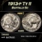 1913-p Ty II Buffalo Nickel 5c Grades ms65