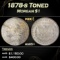 1878-s Morgan Dollar Toned $1 Grades ms65+