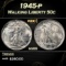 1945-p Walking Liberty Half Dollar 50c Grades GEM+ Unc
