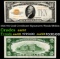 1928 $10 Gold Certificate Signatures Woods/Mellon Grades Select AU