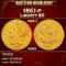 1861-p Gold Liberty Half Eagle $5 ms62 USCG