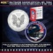 Baltimore Ravens Official NFL Team Colorized 1oz Silver Eagle $1 w/ COA Grades Other Toy