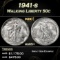 1941-s Walking Liberty Half Dollar 50c Grades GEM+ Unc