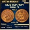 1875 Indian Cent TOP POP! 1c ms66+ RB SEGS