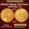 1915-p Gold Indian Quarter Eagle Near Top Pop! $2 1/2 ms65 SEGS