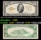 1928 $10 Gold Certificate Signatures Woods/Mellon Grades vf+