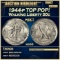 1944-p Walking Liberty Half Dollar TOP POP! 50c ms68 SEGS