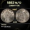 1883 n/c Liberty Nickel 5c Grades ms66