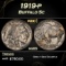 1919-p Buffalo Nickel 5c Grades ms65