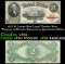 1917 $2 Large Size Legal Tender Note Thomas Jefferson Grades vf++ Signatures Speelman/White