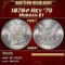 1878-p Rev '79 Morgan Dollar $1 ms64+ SEGS