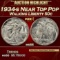 1934-s Walking Liberty Half Dollar Near Top Pop 50c ms66 SEGS