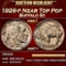 1926-p Buffalo Nickel Near Top Pop 5c ms67+ SEGS