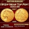 1912-p Gold Indian Half Eagle Near Top Pop! $5 ms65 USCG