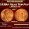 1939-p Lincoln Cent Near Top Pop 1c ms68 rd SEGS