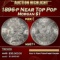 1896-p Morgan Dollar Near Top Pop $1 ms67+ SEGS