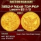 1852-p Gold Liberty Quarter Eagle Near Top Pop $2 1/2 ms66+ SEGS