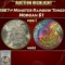 PCGS 1887-p Morgan Dollar Monster Rainbow Toned $1 ms62 PCGS