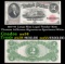 1917 $2 Large Size Legal Tender Note Thomas Jefferson Grades Choice AU/BU Slider Signatures Speelman