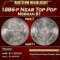 1886-p Morgan Dollar Near Top Pop $1 ms67+ SEGS