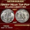 1944-p Walking Liberty Half Dollar Near Top Pop 50c ms67 SEGS