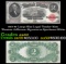1917 $2 Large Size Legal Tender Note Thomas Jefferson Grades Select AU Signatures Speelman/White