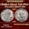 1946-d Walking Liberty Half Dollar Near Top Pop 50c ms67 SEGS