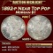 1892-p Morgan Dollar Near Top Pop $1 ms65+ SEGS