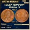 1913-p Lincoln Cent TOP POP! 1c ms67 rb SEGS