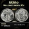 1936-d Walking Liberty Half Dollar 50c Grades GEM Unc