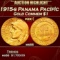 1915-s Panama Pacific Gold Commem Dollar 1 ms66 SEGS