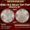 1880/9-s Morgan Dollar Near Top Pop $1 ms67+ SEGS