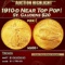 1910-d Gold St. Gaudens Double Eagle Near Top Pop! $20 ms66+ SEGS