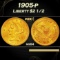1905-p Gold Liberty Quarter Eagle $2 1/2 ms64 SEGS