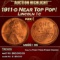1911-d Lincoln Cent Near Top Pop! 1c ms66+ rd SEGS