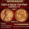 1931-s Lincoln Cent Near Top Pop 1c ms66+ rd SEGS
