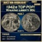 1942-s Walking Liberty Half Dollar TOP POP! 50c ms67+ SEGS