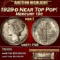 1929-d Mercury Dime Near Top Pop! 10c ms67+ FSB SEGS