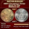 1886-p Morgan Dollar Colorfully Toned Near Top Pop $1 ms67+ SEGS